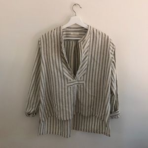 STRIPPED DÔEN BLOUSE.