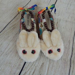 Unique ethnic bunny shoes