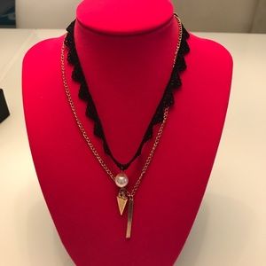 Gold clavicle Necklace