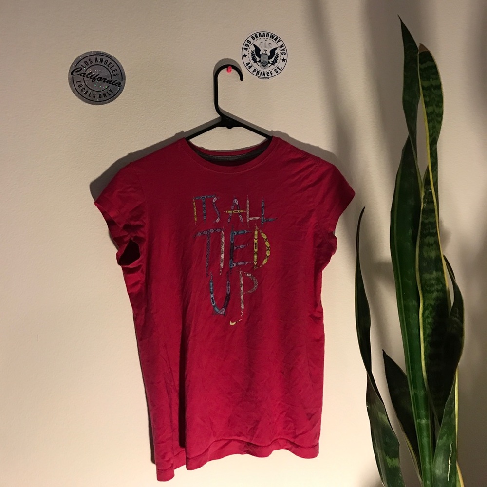 Pink Nike T-shirt