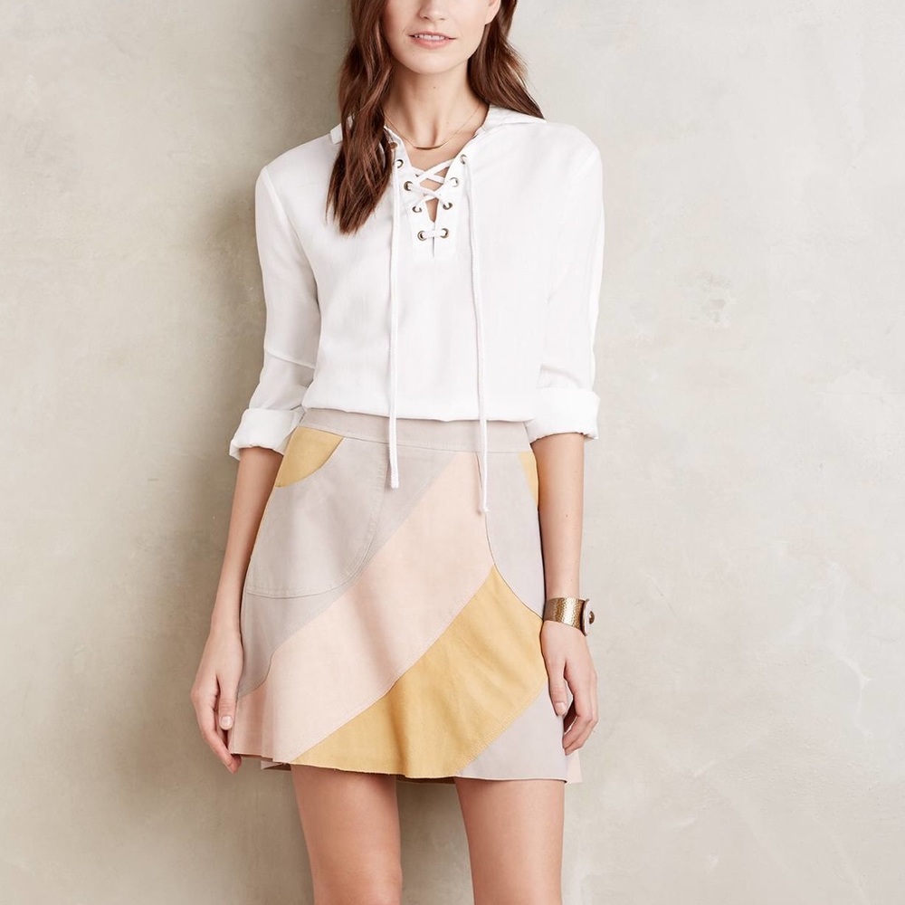 HD in Paris suede skirt