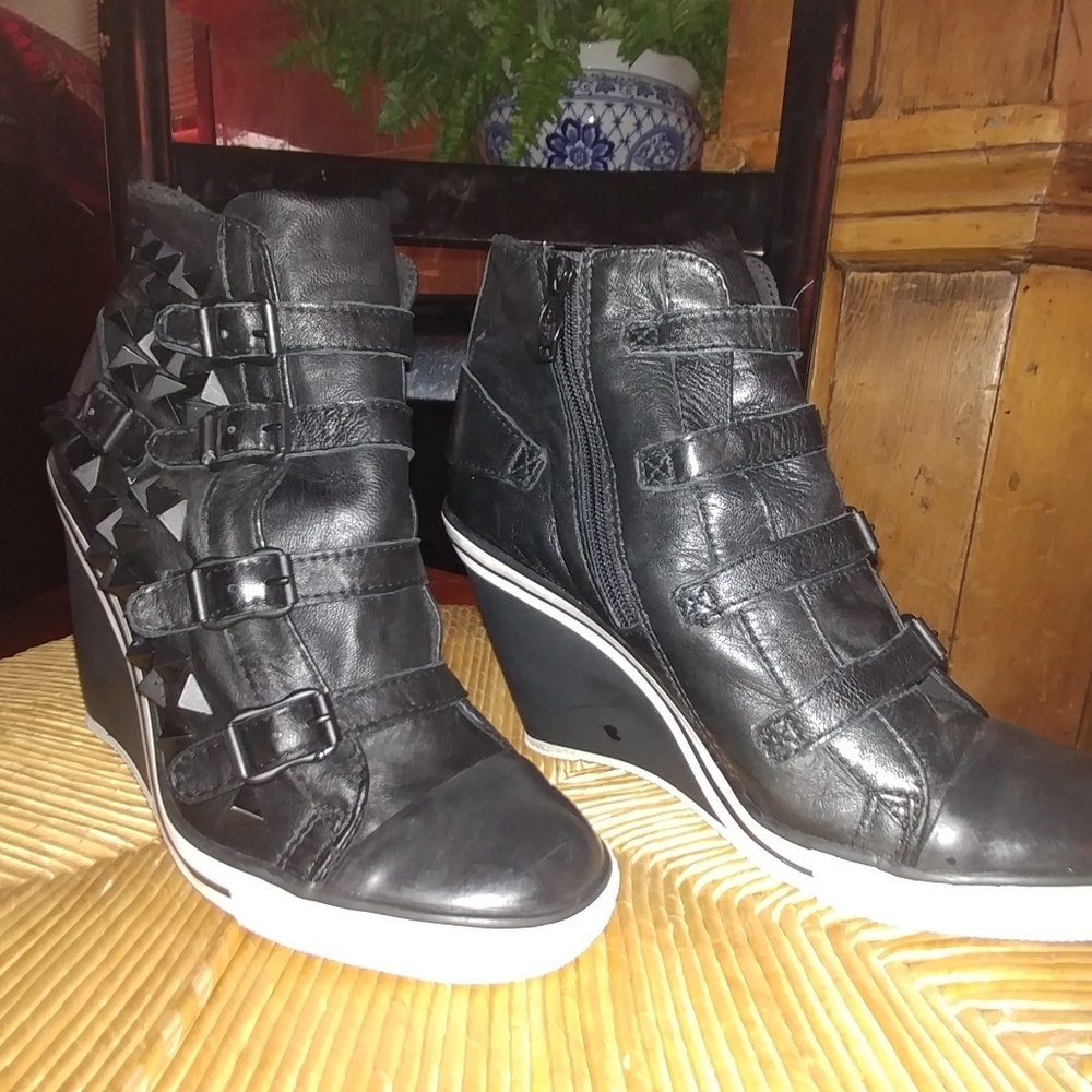 Ash Wedge Studded Sneaker