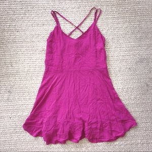 Flirty Magenta Dress! XL