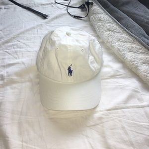 White Ralph Lauren Polo Hat!!