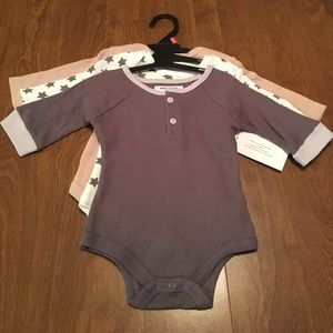 Set of baby long sleeve shirts