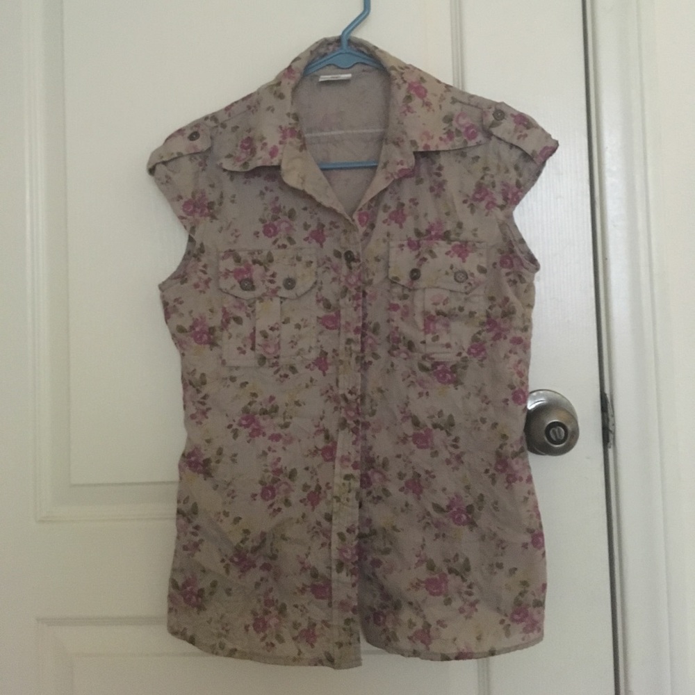 Floral pattern shirt