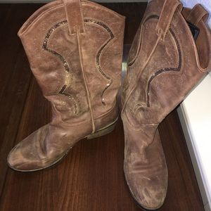 Reba Brown Cowgirl Boots👢