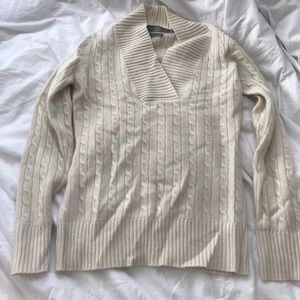 Cream cashmere sweater