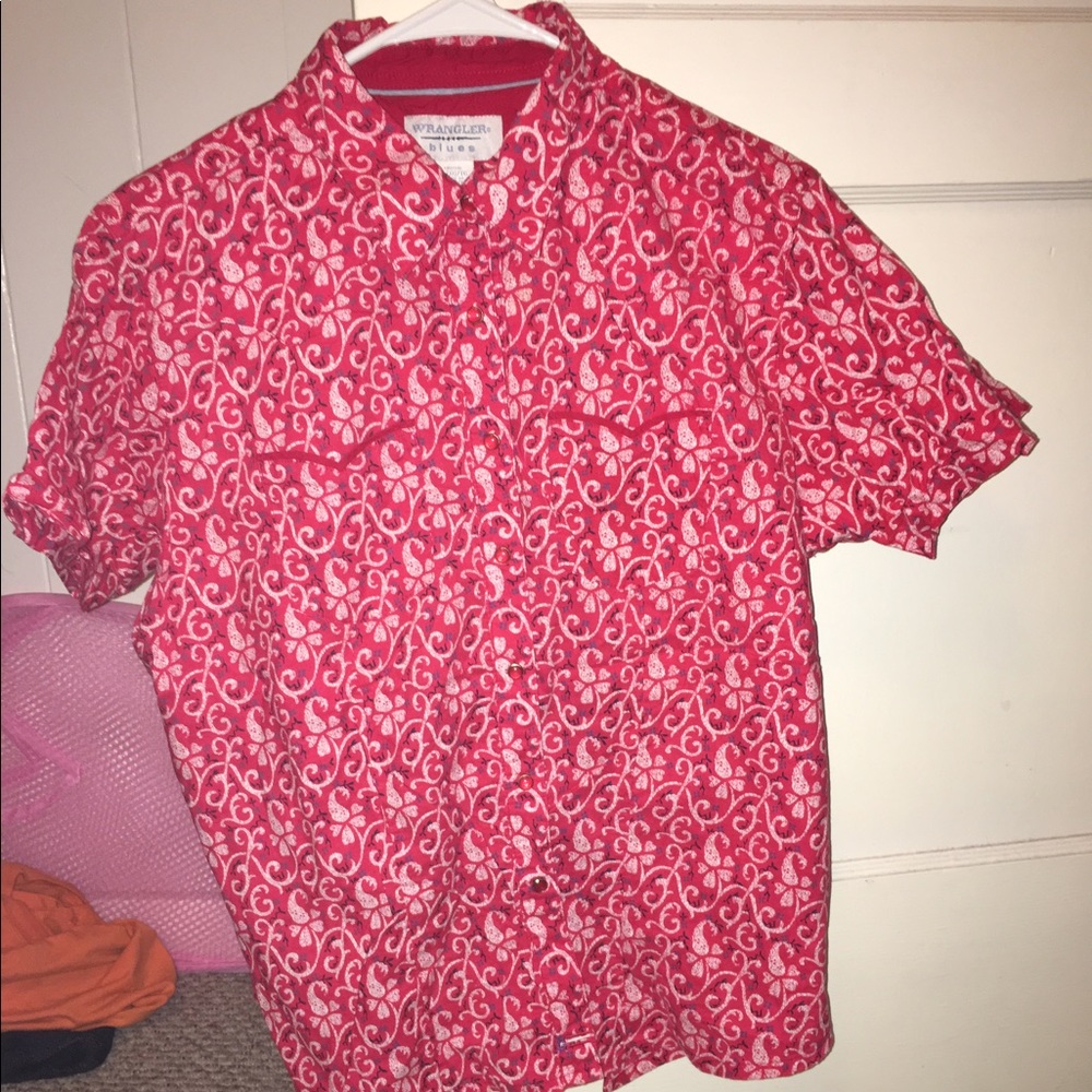 Short sleeve cowgirl shirt