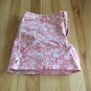 Pink Sea Patterned Shorts