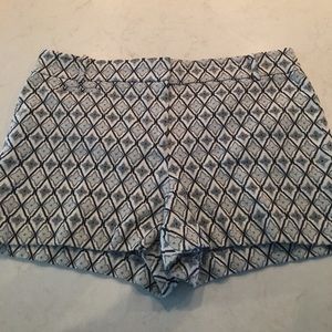 LOFT Diamond Pattern Shorts.