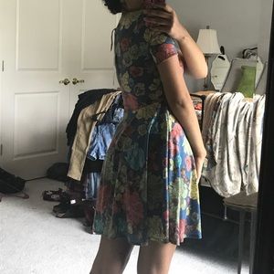 Moon Collection floral skater dress