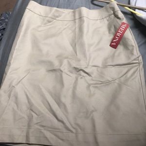 Khaki pencil skirt from Merona, size 10.