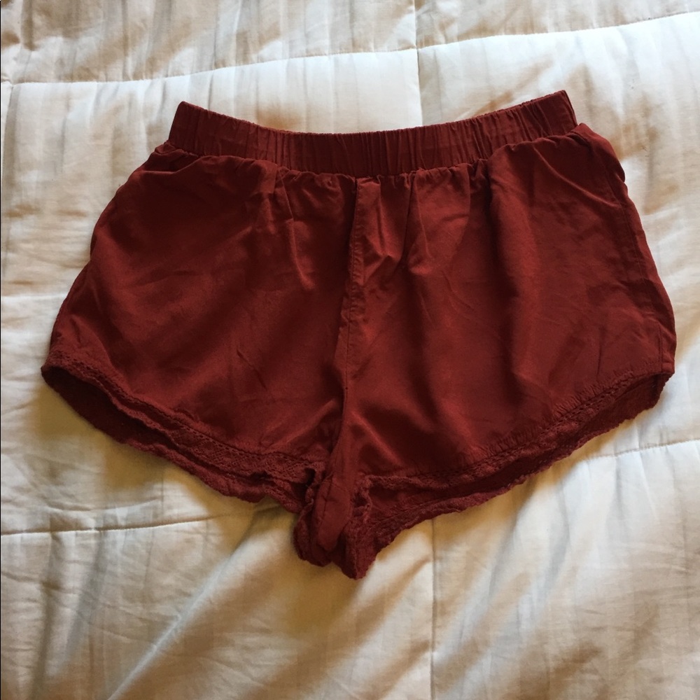 Burnt orange shorts