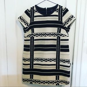 Madewell Geo Jacquard dress. Worn twice! Sz 8