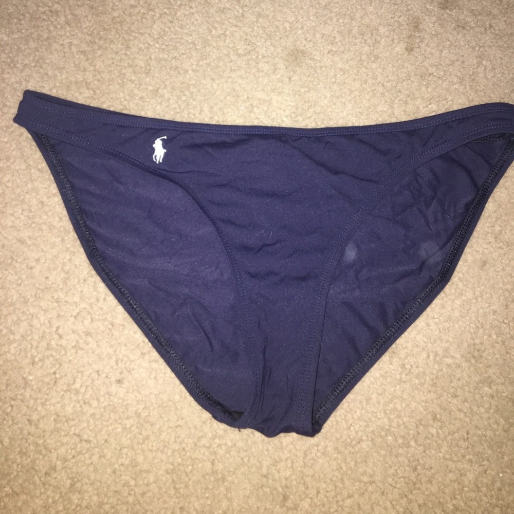 RALPH LAUREN Navy Bikini Bottoms