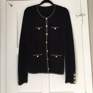 Trina Turk Chanel inspired cardigan sweater