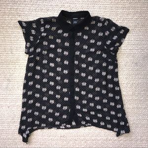 Rad Tiger Print Plus Button Up!🐯