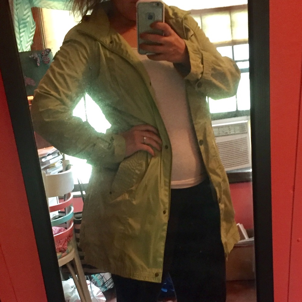 Super Cute Green Rain Jacket