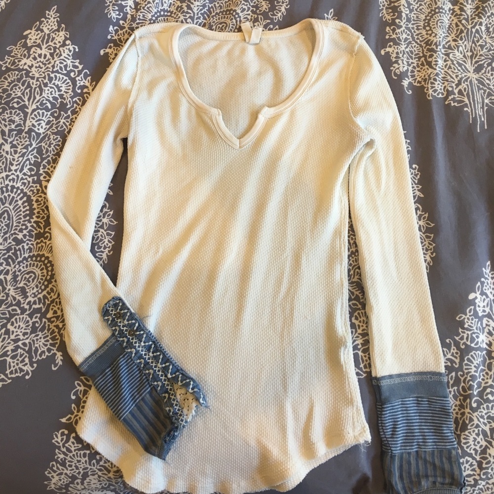 Free people long sleeve shirt