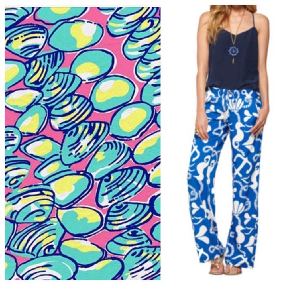 Lilly Pulitzer Printed Shells "Pippa" Pant- XS