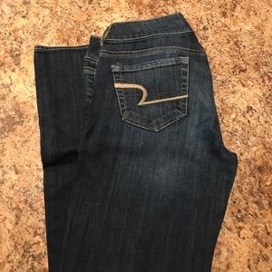 Dark Wash American Eagle Artist Jeans