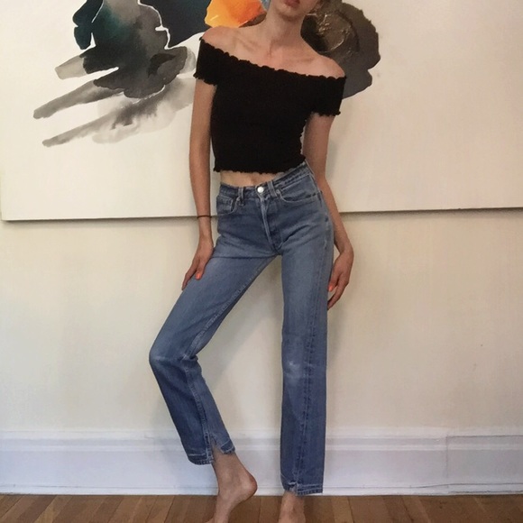 🚫SOLD🚫🌸Vintage 501 Perfectly Distressed Levi's - Picture 4 of 7