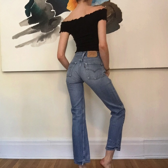 🚫SOLD🚫🌸Vintage 501 Perfectly Distressed Levi's - Picture 5 of 7