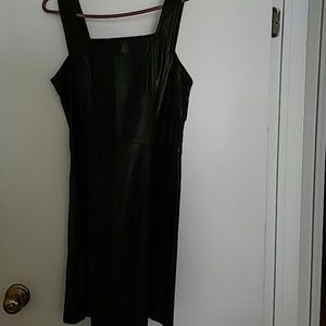 A line Anne Klein leather mini