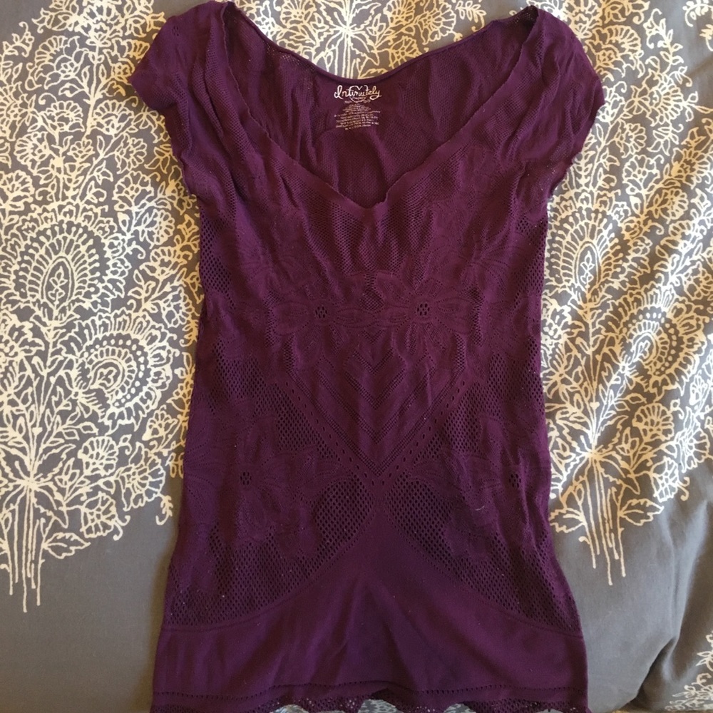 Free people short sleeve shirt