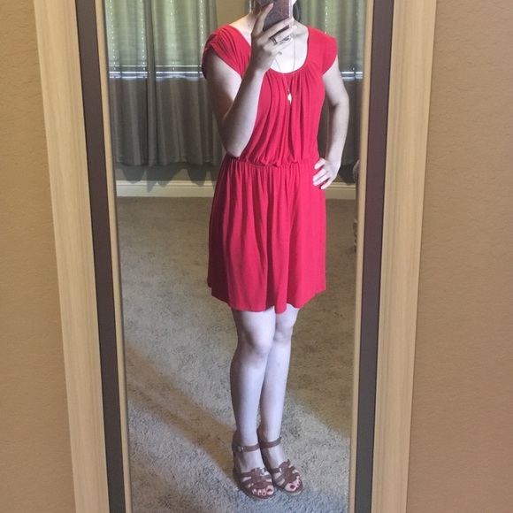 Elastic waistband dress 👗 - Picture 2 of 4