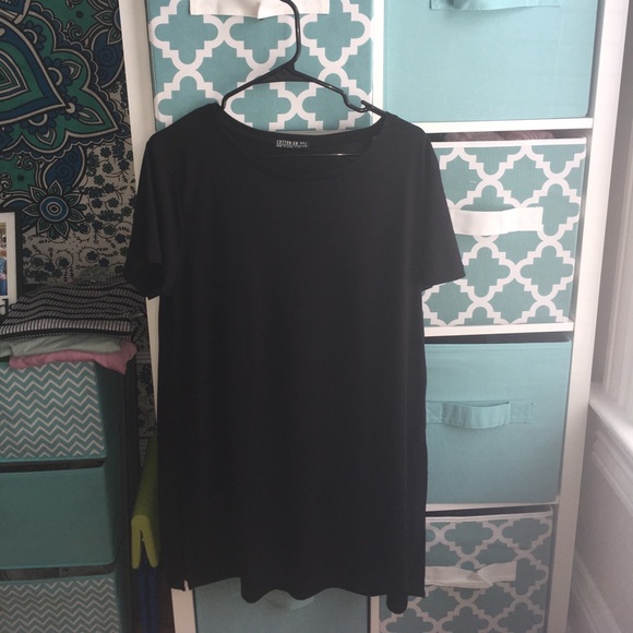 Cotton on black tshirt tunic - Picture 1 of 3
