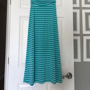 Boutique Maxi Striped Skirt