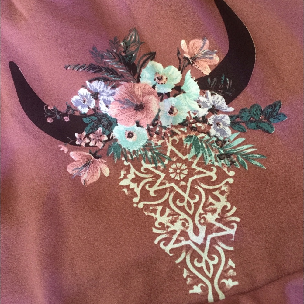 Floral Cow Print Ruffle Shorts- NWT🌵