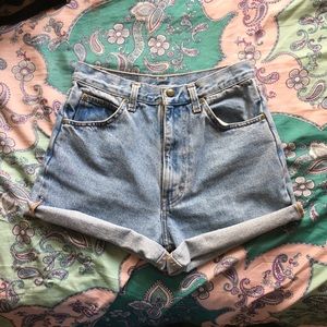 Vintage Denim High Waisted Shorts