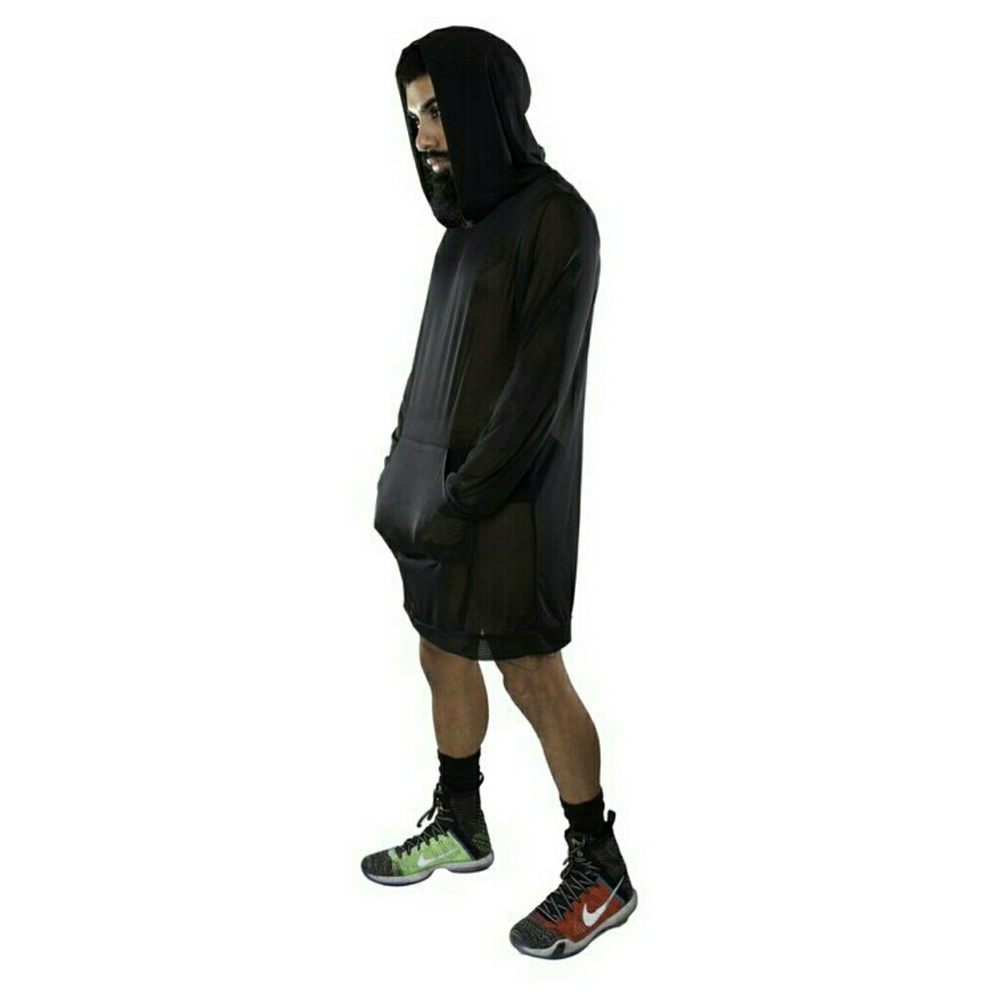 Hologramcity's Mesh Long Sleeve Hoodie