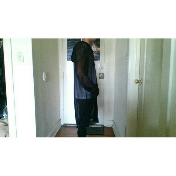 Hologramcity's Mesh Long Sleeve Hoodie - Picture 2 of 4