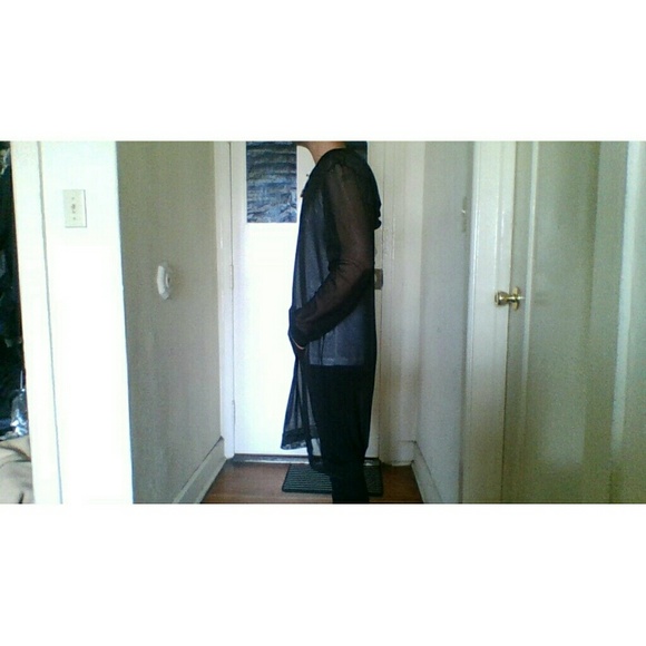 Hologramcity's Mesh Long Sleeve Hoodie - Picture 3 of 4