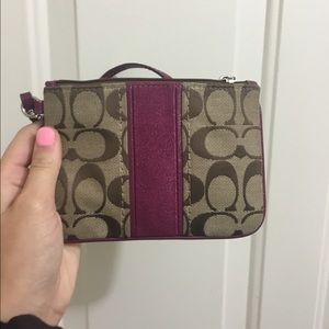 Coach wristlet
