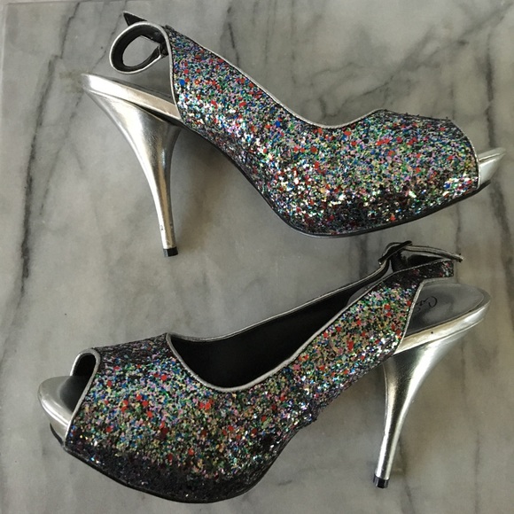 CiTy StrEets gLitTer heEls - Picture 6 of 11