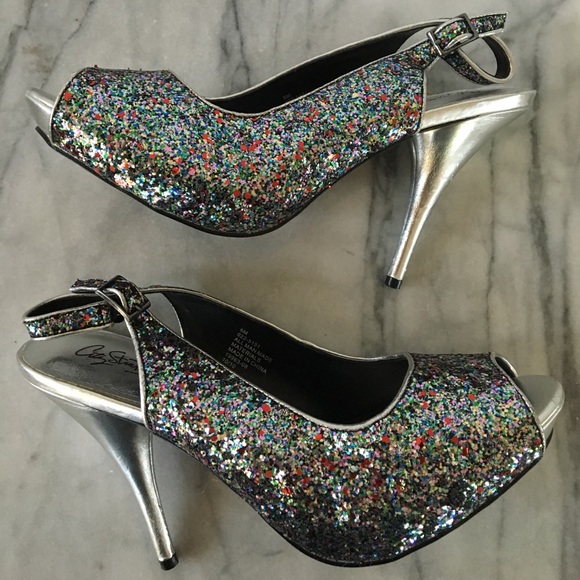 CiTy StrEets gLitTer heEls - Picture 7 of 11