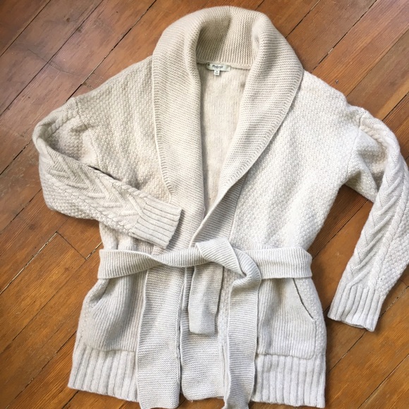 madewell wrap cardigan