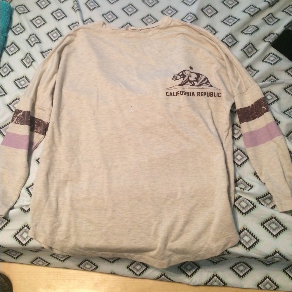 Long sleeve California republic shirt