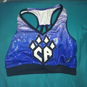 Cheer athletics sports bra