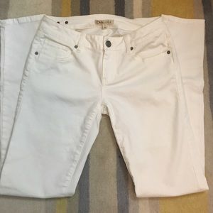 CAbi white skinny jeans, Size 2.
