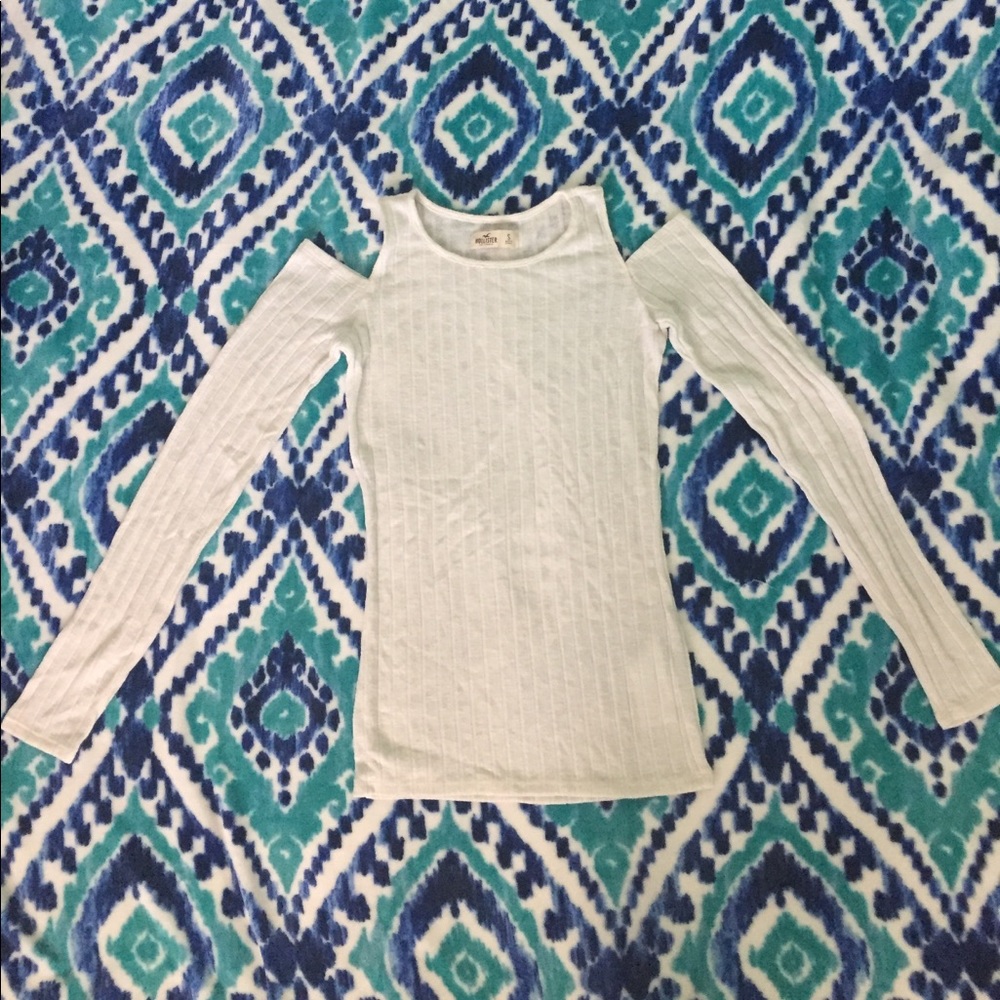 White long sleeve Hollister shirt