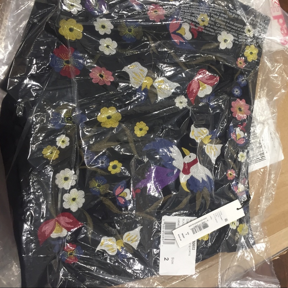Embroidered shorts