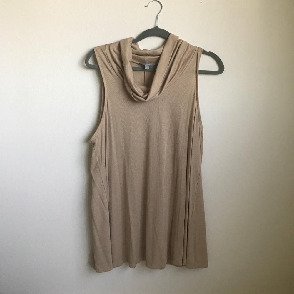 Cowl neck tank top