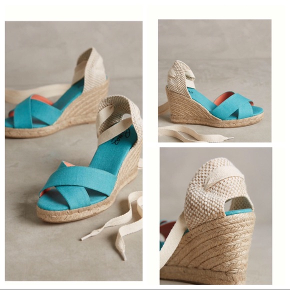 Anthropologie Shoes - {Anthro} Pinaz Open Toe Espadrilles Size 37