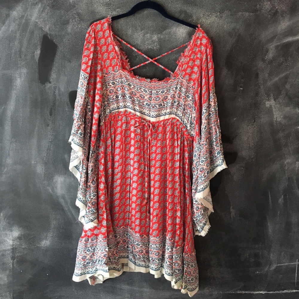 Free people medium boho, patterned dress